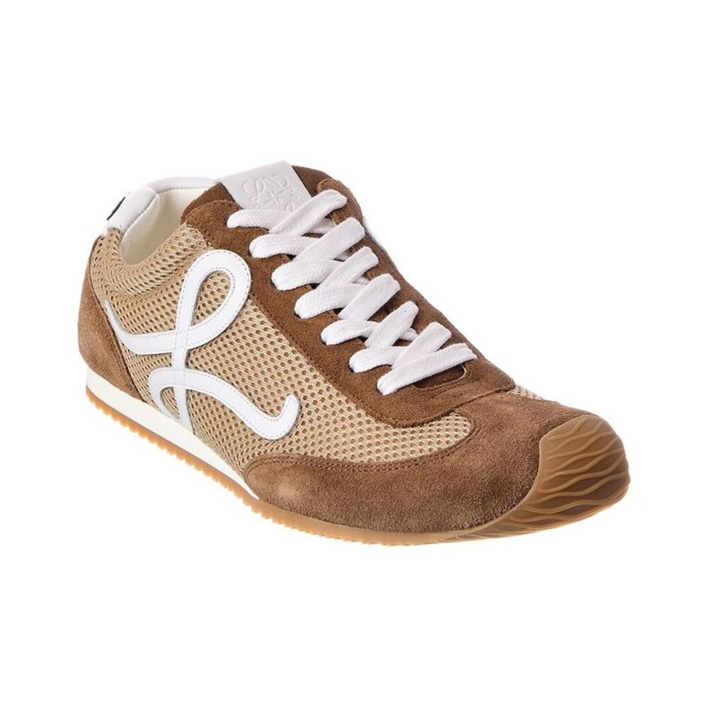 Loewe Ballet Runner 2.0 Suede & Mesh Sneaker, Brown